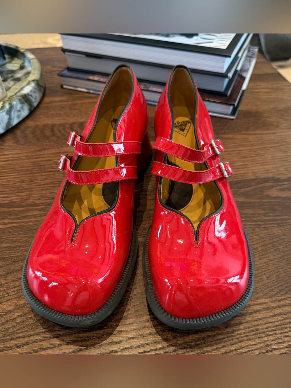 Fluevog Thrillvogs Amber Double Strap Mary Jane's - Size W10.5 - Picture 2 of 6